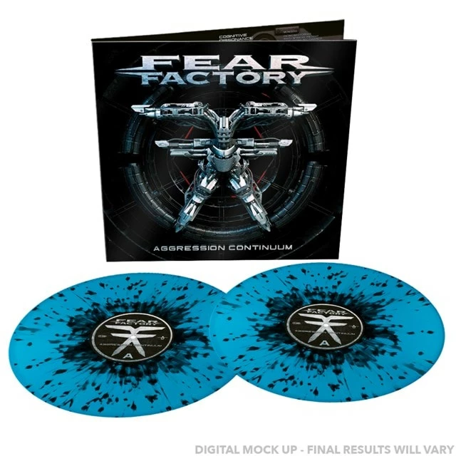 Aggression Continuum (hmv Exclusive) Blue/Black Splatter Vinyl (Vinyl 12" Album) - Fear Factory 3 Aggression Continuum (hmv Exclusive) Blue/Black Splatter Vinyl (Vinyl 12" Album) - Fear Factory