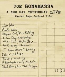 A New Day Yesterday Live (Vinyl 12" Album) - Joe Bonamassa