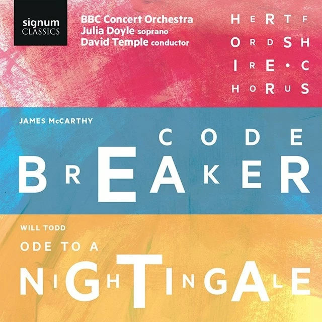 James McCarthy: Codebreaker/Will Todd: Ode to a Nightingale (CD Album) - James McCarthy 3 James McCarthy: Codebreaker/Will Todd: Ode to a Nightingale (CD Album) - James McCarthy