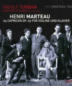 Henri Marteau: 24 Capricen Op. 25 Fur Violine Und Klavier (CD Album) - Henri Marteau