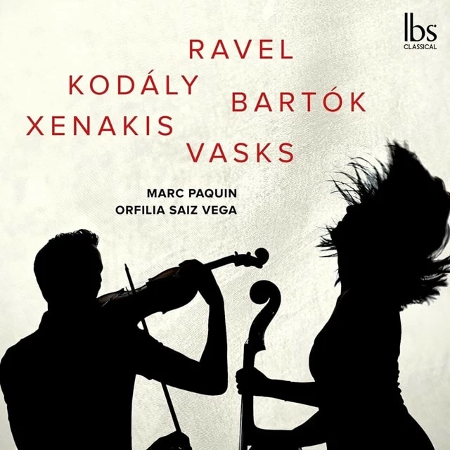 Marc Paquin/Orfilia Saiz Vega: Ravel/Kodaly/Bartok/Xenakis/Vasks (CD Album) - Iannis Xenakis 3 Marc Paquin/Orfilia Saiz Vega: Ravel/Kodaly/Bartok/Xenakis/Vasks (CD Album) - Iannis Xenakis