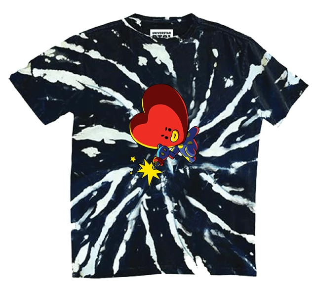 BT21 Tata: Tie Dye Space Squad (Small) (T-Shirt) 3 BT21 Tata: Tie Dye Space Squad (Small) (T-Shirt)