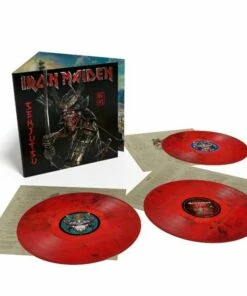 Senjutsu - Limited Edition Red & Black Marble Vinyl (Vinyl 12" Album) - Iron Maiden