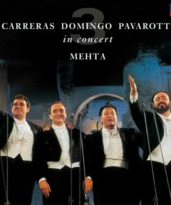 Carreras/Domingo/Pavarotti in Concert (Vinyl 12" Album) - The Three Tenors