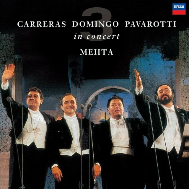 Carreras/Domingo/Pavarotti in Concert (Vinyl 12" Album) - The Three Tenors 3 Carreras/Domingo/Pavarotti in Concert (Vinyl 12" Album) - The Three Tenors