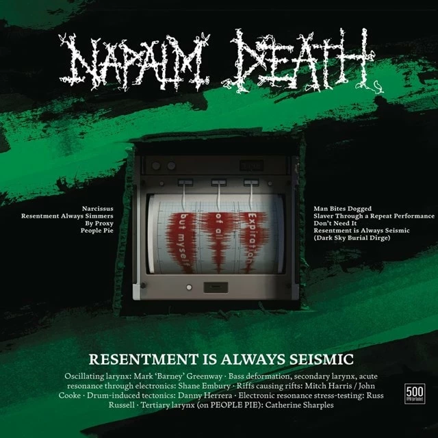 Resentment Is Always Seismic: A Final Throw of Throes (CD Album) - Napalm Death 3 Resentment Is Always Seismic: A Final Throw of Throes (CD Album) - Napalm Death