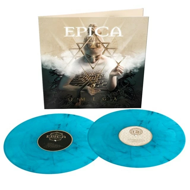 Omega - Limited Edition Turquoise/Black Marbled Vinyl (Vinyl 12" Album) - Epica 3 Omega - Limited Edition Turquoise/Black Marbled Vinyl (Vinyl 12" Album) - Epica