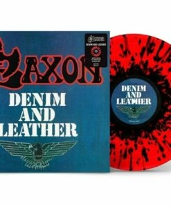 Denim & Leather (hmv Exclusive) the 1921 Centenary Edition: Red & Black Splatter Vinyl (Vinyl 12" Album) - Saxon
