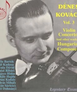Denes Kovacs: Violin Concertos and Other Works By Hungarian... - Volume 3 (CD Box Set) - Bela Bartok